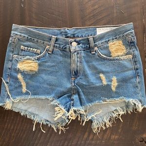 Rag & Bone cutoff denim shorts